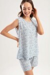 Pattaya Kadın Çiçekli Şortlu Pijama Takımı Y20S110-6478-1