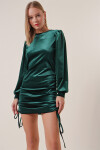 Pattaya Kadın Büzgülü Kadife Elbise P22W185-3027