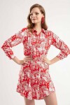 Pattaya Kadın Çiçekli Mini Elbise Y20S110-5792
