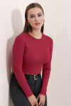 Pattaya Kadın Uzun Kollu Kaşkorse Crop Bluz P22W201-3173