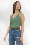 Pattaya Kadın Çizgili Askılı Triko Bluz P21S201-2621