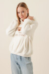 Pattaya Kadın Nakışlı Peluş Sweatshirt P22W110-99355