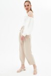 Pattaya Kadın Pensli Geniş Paça Kumaş Pantolon P21S201-0755