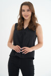 Pattaya Kadın V Yaka Kolsuz Bluz P21S201-2150