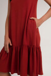 Pattaya Kadın Volanlı Kolsuz Elbise P21S185-1487