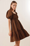 Pattaya Kadın Balon Kollu Poplin Elbise P22S110-1532