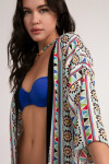 Pattaya Kadın Desenli Viskon Kimono P21S201-2704