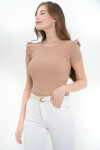 Pattaya Kadın Fırfırlı Kaşkorse Tişört P21S201-2486