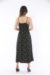 Pattaya Kadın Askılı Beli Gipeli Yırtmaçlı Elbise P24S191-8251