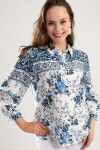 Pattaya Kadın Çiçekli Gömlek Y20S110-3838
