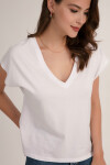 Pattaya Kadın V Yaka Basic Tişört P21S201-2658
