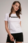 Pattaya Kadın Baskılı Kısa Kollu Basic Tişört P21S201-2652