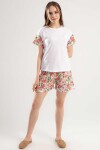 Pattaya Kadın Çiçekli Şortlu Pijama Takımı Y20S110-6480