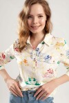 Pattaya Kadın Mickey Mouse Baskılı Gömlek Y20S110-3832-1