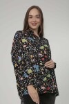 Pattaya Kadın Oversize Viskon Uzun Kollu Gömlek P21S201-2260