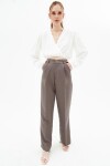 Pattaya Kadın Pensli Geniş Paça Kumaş Pantolon P21S201-0709