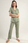 Pattaya Kadın Puantiyeli Kısa Kollu Pijama Takımı Y20S110-6471