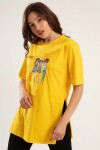 Pattaya Kadın Yırtmaçlı Örme Tişört Y20S110-0365
