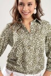 Pattaya Kadın Çiçekli Crop Bluz Y20S110-3757