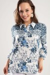 Pattaya Kadın Çiçekli Gömlek Y20S110-3838