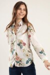 Pattaya Kadın Çiçekli Uzun Kollu Gömlek Y20S110-3639-1