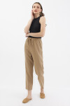 Pattaya Kadın Çizgili Keten Pantolon P21S201-2372