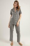 Pattaya Kadın Çizgili Pijama Takımı Y20S110-3471