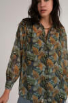 Pattaya Kadın Desenli Şifon Gömlek P21S201-2567