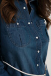 Pattaya Kadın Kot Gömlek Elbise P21S110-3143