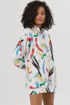 Pattaya Kadın Oversize Örme Sweatshirt Elbise P20W-4167