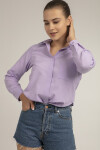 Pattaya Kadın Yırtmaçlı Basic Uzun Kollu Gömlek P21S110-9783