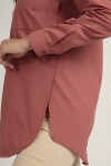 Pattaya Kadın Yırtmaçlı Basic Uzun Kollu Gömlek P21S110-9783
