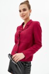 Pattaya Kadın Cep Detaylı Düğmeli Crop Kaşe Ceket P21S201-0723