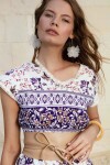 Pattaya Kadın Çiçekli Kısa Kollu Yazlık Elbise Y20S110-1701