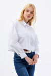 Pattaya Kadın Crop Uzun Kollu Gömlek P21S201-2235
