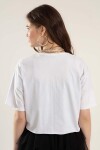 Pattaya Kadın Nakışlı Crop Tişört Y20S110-4134