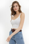 Pattaya Kadın Selanik Örgü Crop Bluz P21S201-2617
