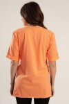 Pattaya Kadın Yırtmaçlı Örme Tişört Y20S110-0365