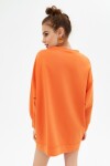 Pattaya Kadın Arizona Baskılı Oversize Sweatshirt Elbise P21S110-3624