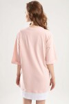 Pattaya Kadın Baskılı Tişört Elbise Y20S110-4155