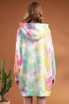Pattaya Kadın Batik Desenli Kapşonlu Oversize Sweatshirt Y20W110-4125-1