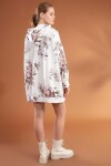 Pattaya Kadın Çiçek Baskılı Oversize Elbise Sweatshirt Y20W110-4125-5