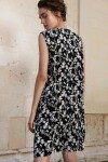 Pattaya Kadın Çiçekli V Yaka Sıfır Kollu Mini Elbise Y20S110-1997-1