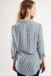 Pattaya Kadın Çizgili Uzun Kollu Gömlek Y20S110-3634