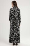 Pattaya Kadın Taş Desenli Uzun Elbise Y20S110-1549